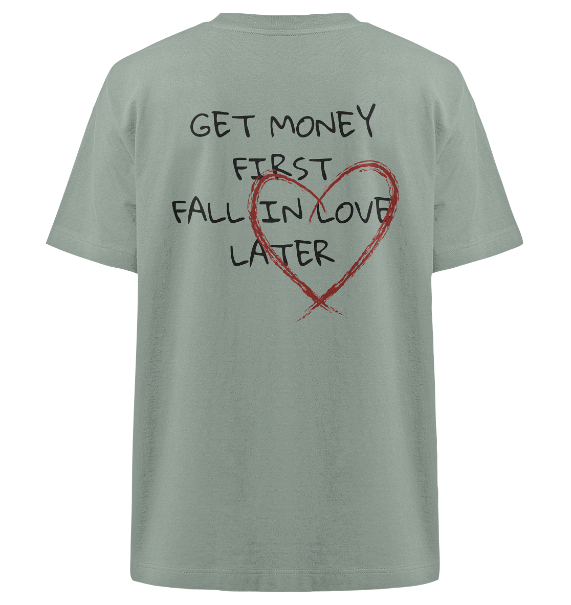 Money Love - Heavy Oversized Organic Shirt