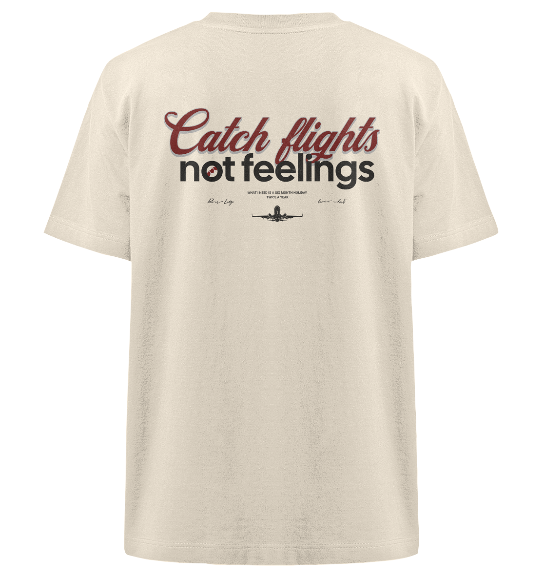 Catch Flights - Heavy Oversized Organic Shirt